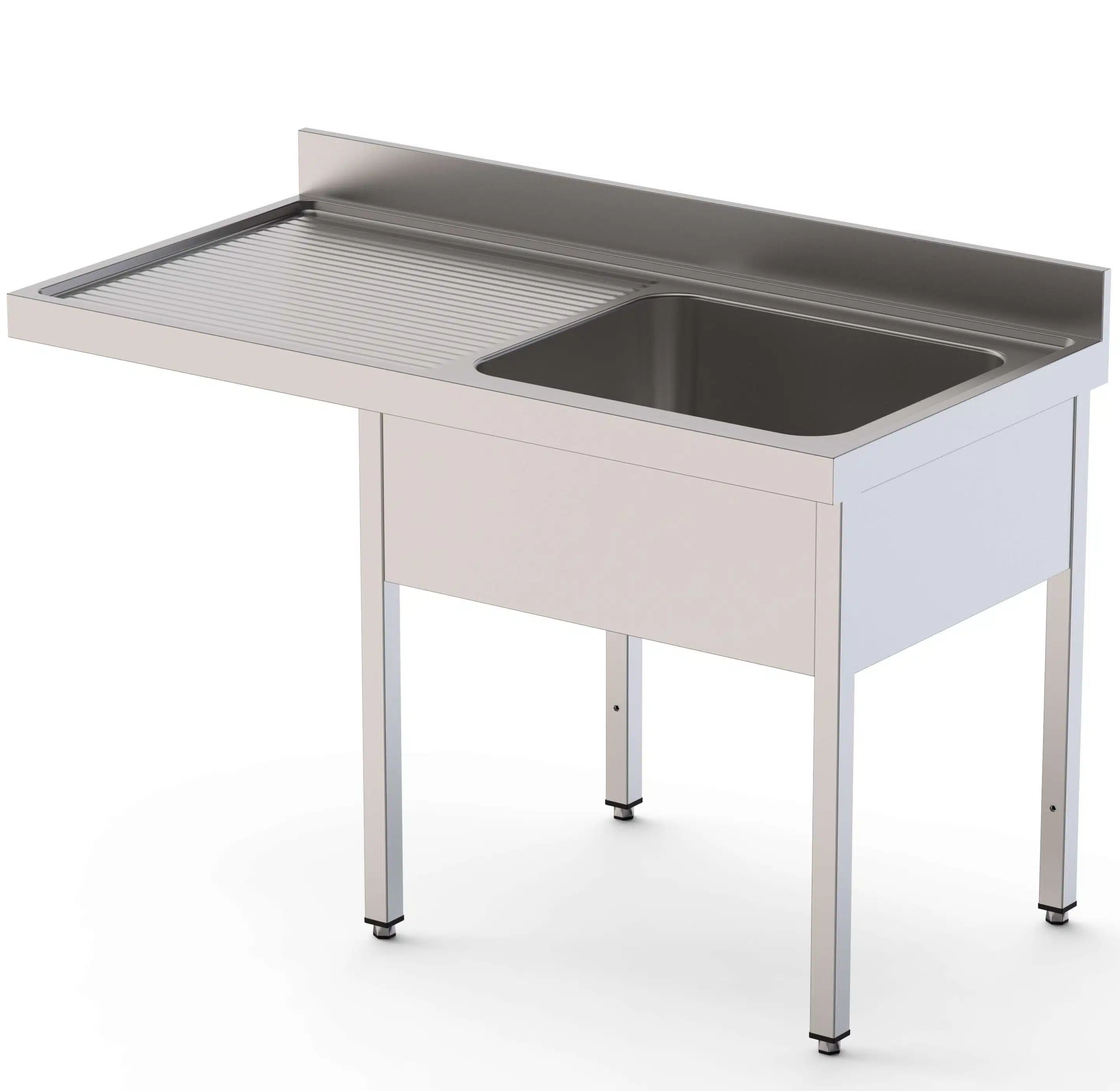 Fregadero Acero Inoxidable 1 Cuba Derecha Para Lavavajillas Fondo 700 Sin Estante 1400x700x850h mm IS1714R1DW0