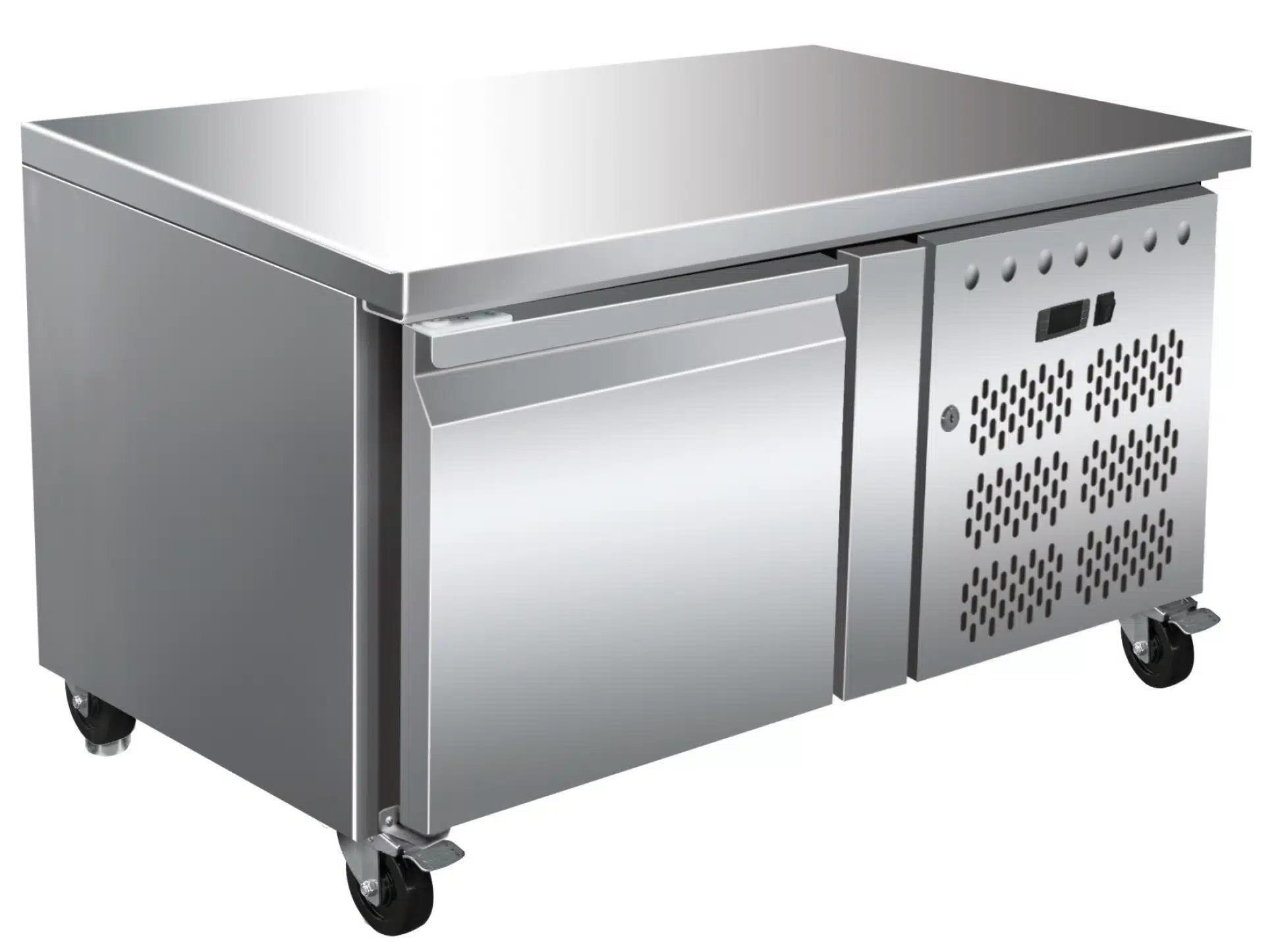 Mesa Baja GN/1 Refrigerada 1 puerta Fondo 700 de 925 x700 x650h mm PEKIN MRBAJA1