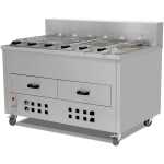Asador Horizontal Parrilla de Brasa de 8 Espadas Línea Estambul EMP8YI