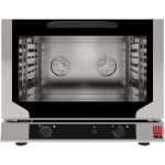 Horno eléctrico convección SNACK con GRILL y HUMIFIDICACIÓN 4 bandejas 60x40 cm EKF464.3GRILL Línea Padova