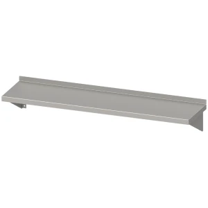 Estante de pared individual acero inoxidable AISI 201 1200x300x400 mm EI123 Línea Varsovia (951733120)