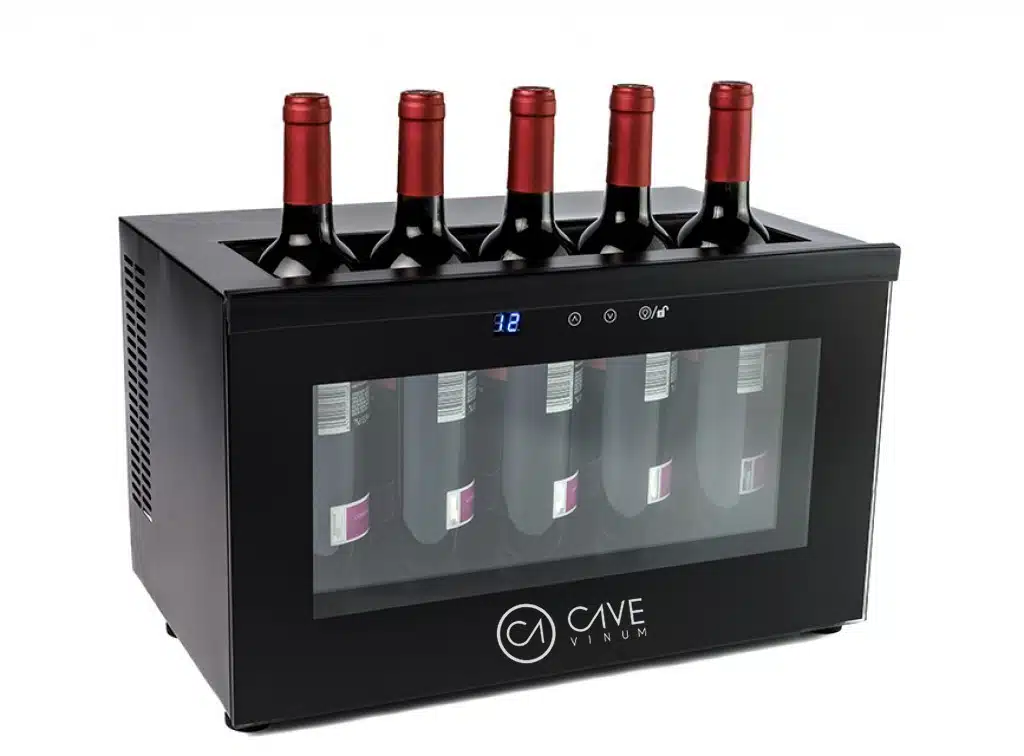 Expositor Sobremesa Termoeléctrico 12º a 18º para 5 botellas Línea PEKIN