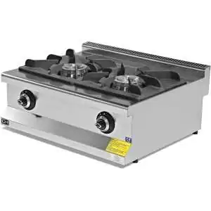 Cocina a gas sobremesa 2 fuego Gran Potencia 2x8