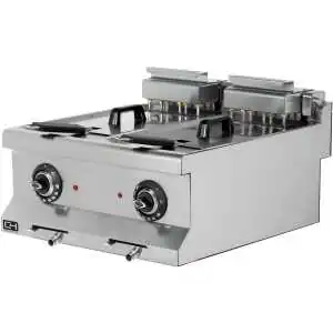 Freidora eléctrica sobremesa 2x10 litros 2x7