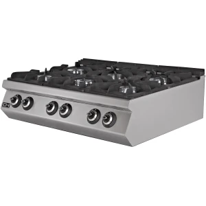 Cocina a Gas Sobremesa 6 fuegos 6 x 8