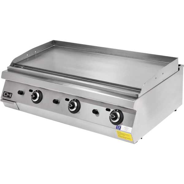 Frytops a Gas Acero Rectificado Sobremesa 26 kW 1200x730x300h mm EMPPLS7IG030 Línea 700 Estambul