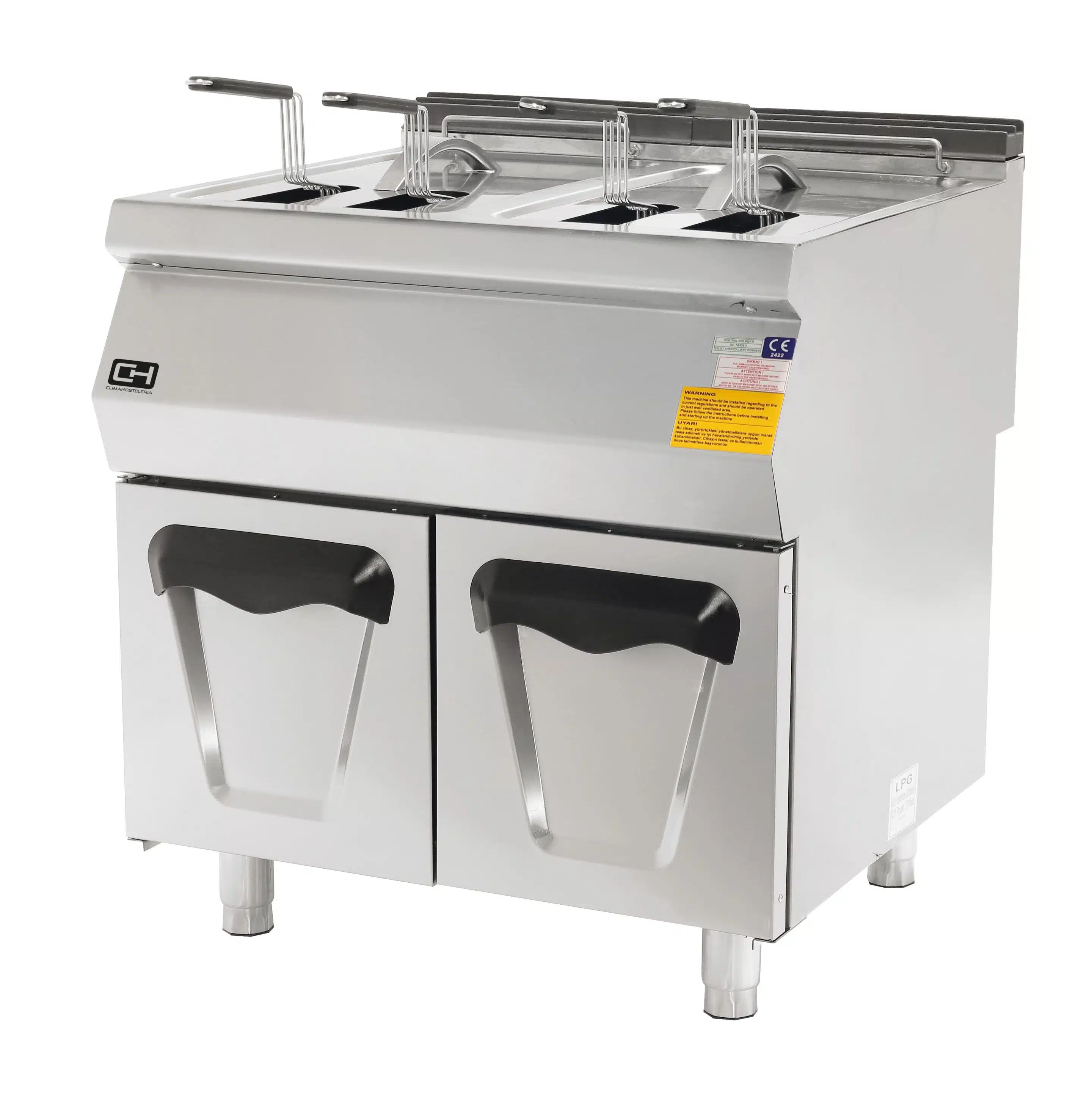 Freidora a Gas 16 + 16 Litros 2 x 17