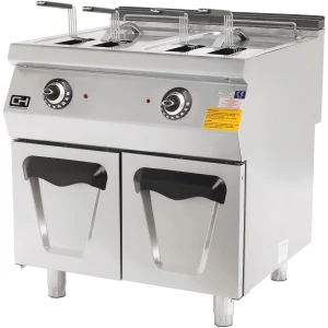 Freidora Eléctrica 24 + 24 Litros 2 x 18 kW 800x900x850h mm EMPPLS9FE020 Línea 900 Estambul