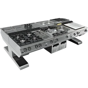 Soporte Voladizo Cocina Central 3600x1710x550h mm EMPPLS9CTV360 Línea 900 Estambul
