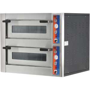 Horno Pizza Eléctrico capacidad 6+6 pizzas diámetro 30 cm EMP6+6