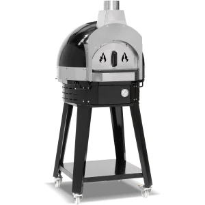 Horno de Pizza de Leña con Base de Piedra Diámetro 700 mm sin rotación EMPSPOH70W Línea Estambul