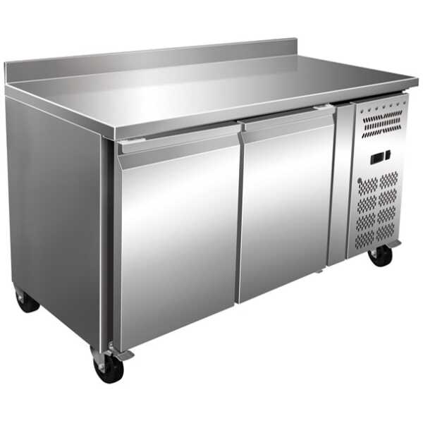Mesa Refrigerada Snack Acero Inoxidable 2 Puertas 1360x600x960h mm PEKIN SNACK2200TN