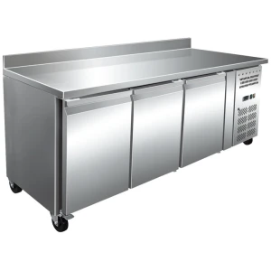 Mesa Congelados Snack Acero Inoxidable 3 Puertas 1795x600x960h mm PEKIN SNACK3200BT