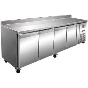 Mesa Congelados Snack Acero Inoxidable 4 Puertas 2230x600x960h mm PEKIN SNACK4200BT