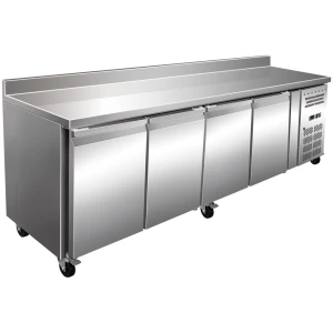 Mesa Congelados Snack Acero Inoxidable 4 Puertas 2230x600x960h mm PEKIN SNACK4200BT