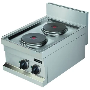 Cocina Eléctrica sobremesa 2 Zonas 2x2kw 400x600x265h mm EC604 Línea Estambul