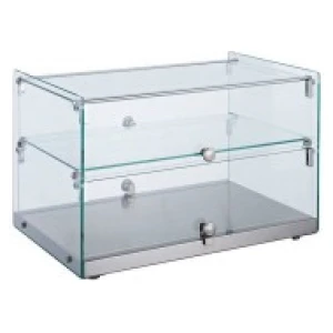 VITRINA EXPOSITORA CRISTAL NEUTRA VRC-50L (2 PISOS)