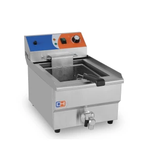 Freidora Eléctrica 12 litros CON Grifo de 336x530x385h mm PEKIN EF-161V