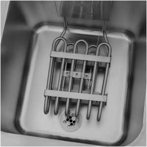 Freidora Eléctrica 12+12 litros CON Grifo de 686x530 x385h mm PEKIN EF-162V