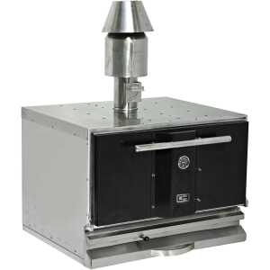 Horno de Brasa Profesional Parrilla 740x650 mm Color Negro Línea Estambul EMPPKF50S