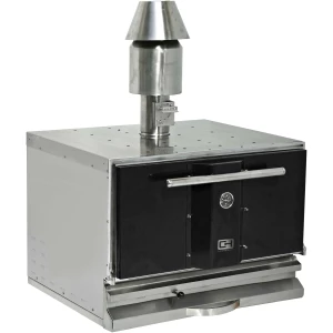 Horno de Brasa Profesional Parrilla 740x650 mm Color Negro Línea Estambul EMPPKF50S