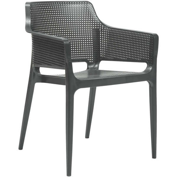 Sillón Terraza Polipropileno color Antracita BOOMERANG ANT