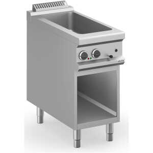 Baño María Eléctrico 1 Cuba GN4/3  (sin cestas)  con Mueble MBME94A MAGISTRA PLUS 900