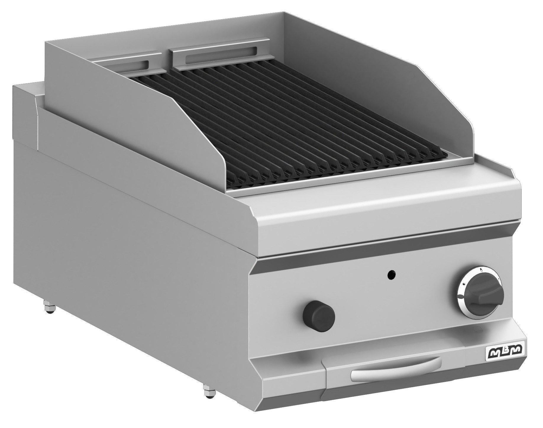 Barbacoa a gas 40 cm Piedra Volcánica Sobremesa MPLG74T MAGISTRA PLUS 700