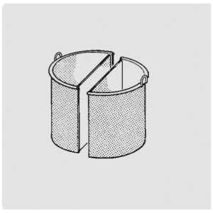 Cesta 100 Litros 2 Compartimentos para colar la pasta MAGISTRA PLUS 900