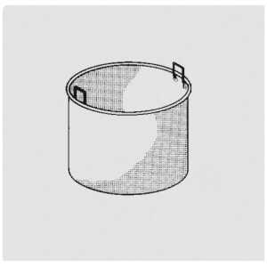 Cesta 150 Litros 1 Compartimento para colar la pasta MAGISTRA PLUS 900