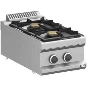 Cocina a gas 2 fuegos 2x5