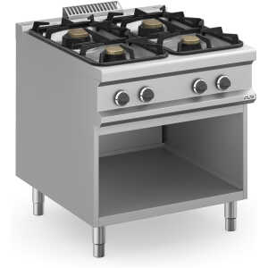 Cocina a gas 4 fuegos 4x5