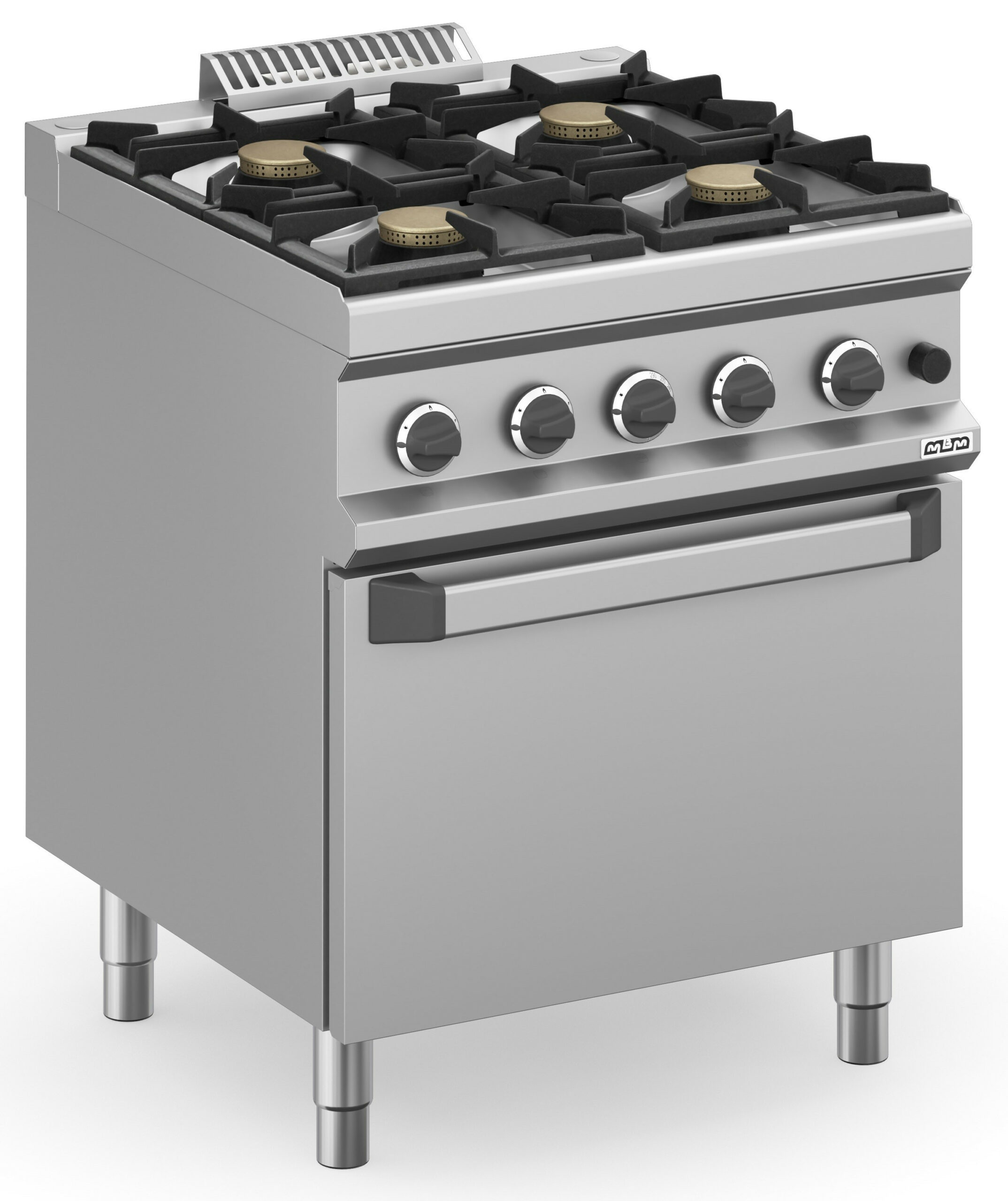 Cocina a gas 4 fuegos 4x7 Kw con Horno a Gas MFB77FGXL MAGISTRA PLUS 700