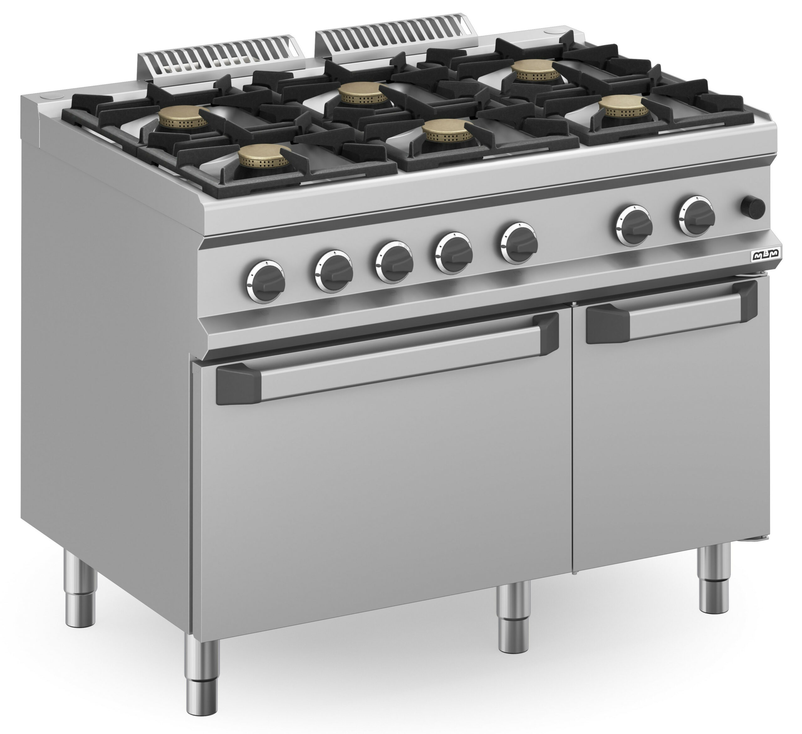 Cocina a gas 6 fuegos 6x5