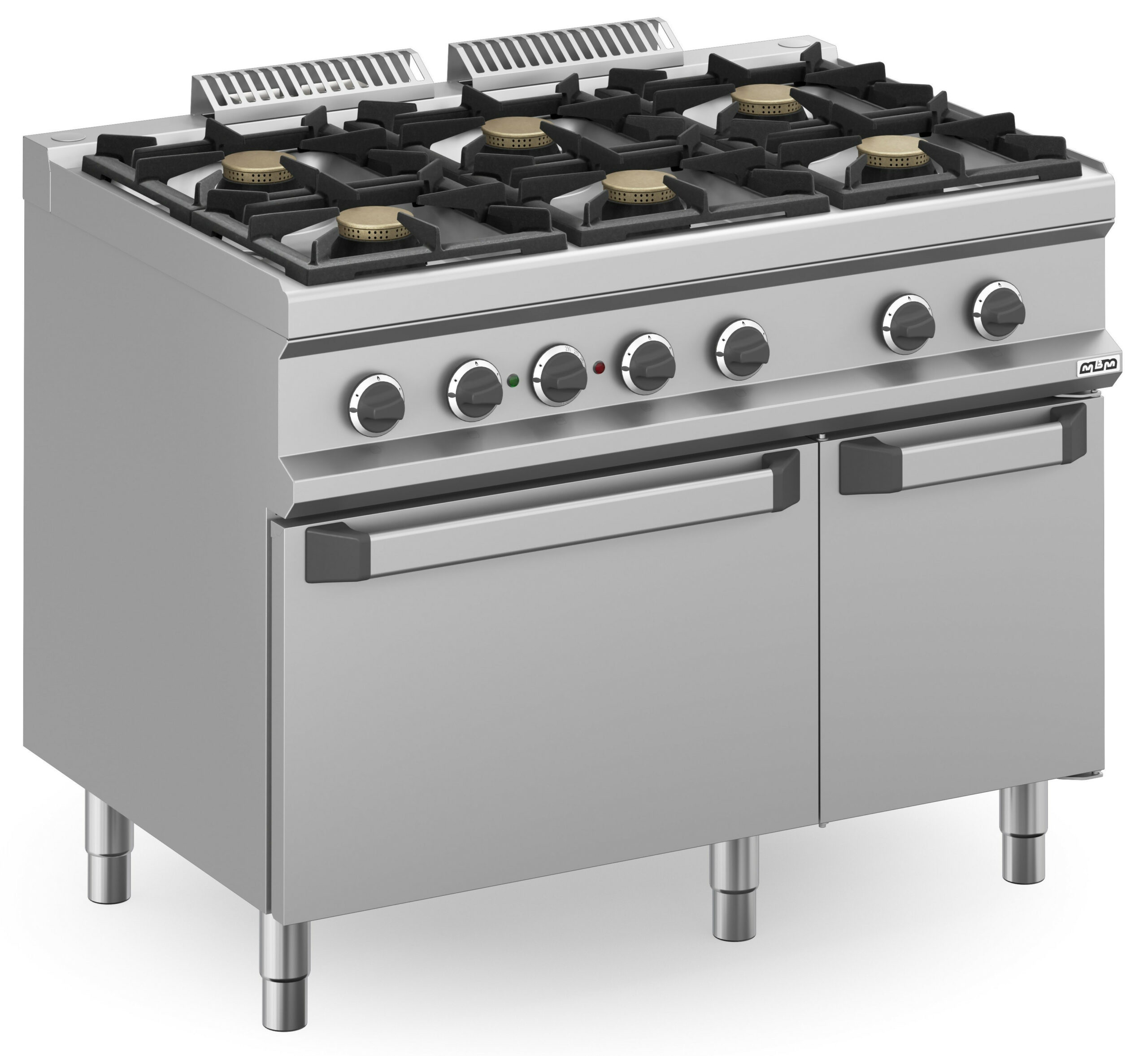 Cocina a gas 6 fuegos 6x5