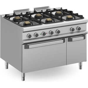 Cocina a gas 6 fuegos 6x5