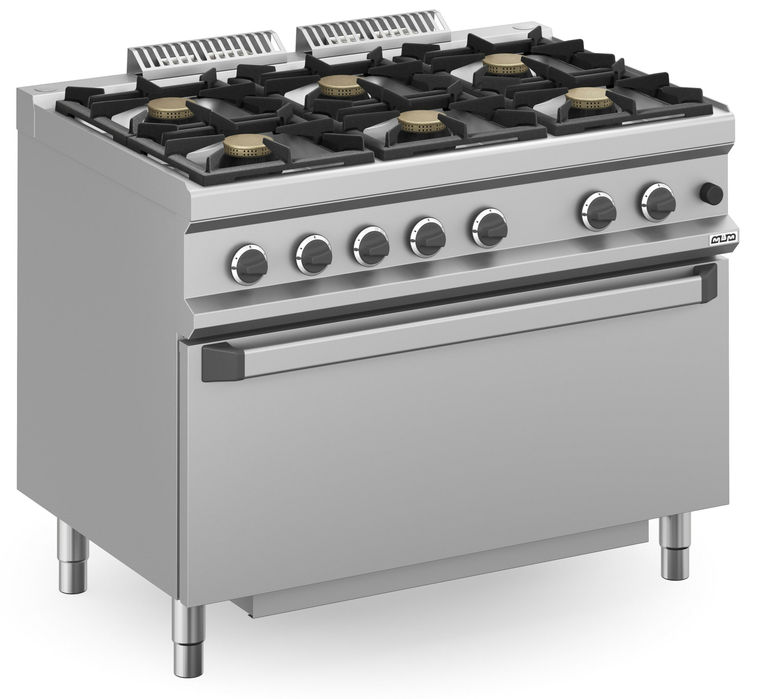 Cocina a gas 6 fuegos 6x5