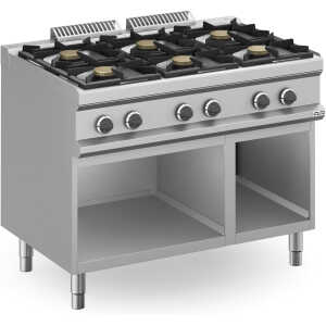Cocina a gas 4 fuegos 6x5