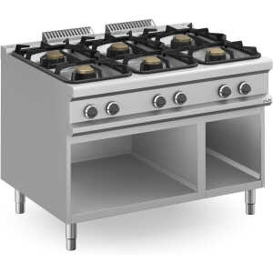 Cocina a gas 6 fuegos 6x5