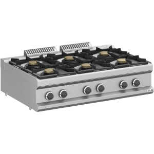 Cocina a gas 6 fuegos 6x5