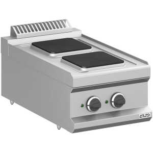Cocina Eléctrica 2 zonas Cuadradas Sobremesa MPQ74T MAGISTRA PLUS 700