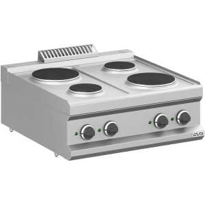 Cocina Eléctrica 4 zonas Redondas Sobremesa MPR77T MAGISTRA PLUS 700