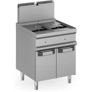 Freidora a Gas 2 cubas 14+14 Litros 25kW MFRG77A MAGISTRA PLUS 701
