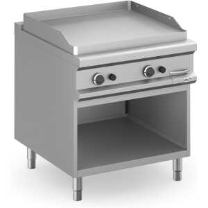 Frytop a gas 80 cm Placa Lisa Acero Rectificado con Mueble MFTG98AL MAGISTRA PLUS 900