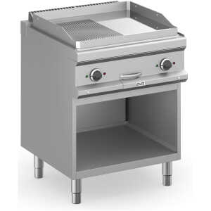 Frytop Eléctrico 70 cm Placa Lisa - Ranurada Cromo Duro con Mueble MFTE77ALRC MAGISTRA PLUS 700