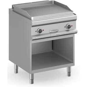 Frytop Eléctrico 70 cm Placa Ranurada Acero Rectificado con Mueble MFTE77AR MAGISTRA PLUS 700