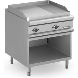 Frytop Eléctrico 80 cm Placa Lisa Acero Rectificado con Mueble MFTE98AL MAGISTRA PLUS 900