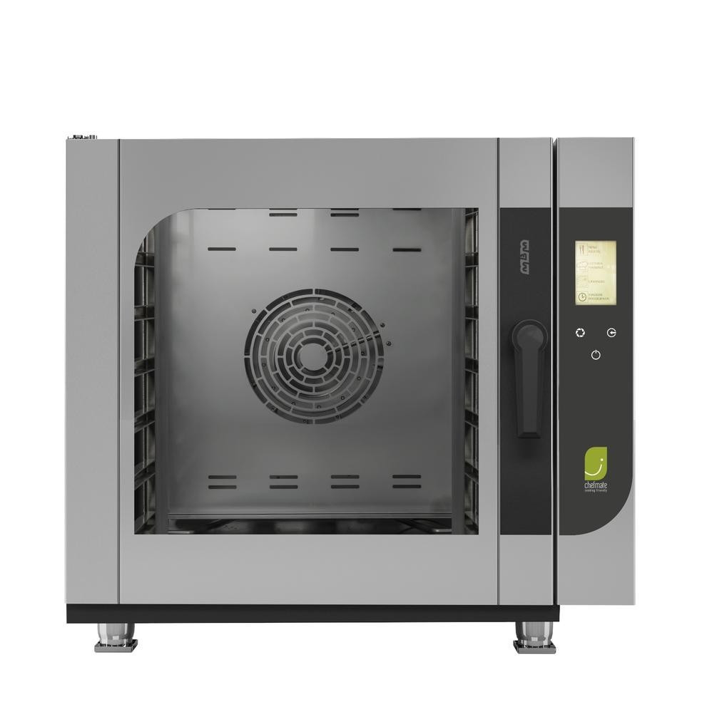 Horno eléctrico Mixto Digital Full Touch 6 GN1/1-60x40 con Control de Humedad y Lavado Automático CHEFMATE MBM CMFE6-HUWU