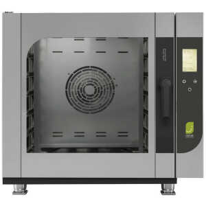 Horno a Gas Mixto Digital Full Touch 6 GN1/1-60x40 con Control de Humedad y Lavado Automático CHEFMATE MBM CMFG6-HUWU (Gas Propano)