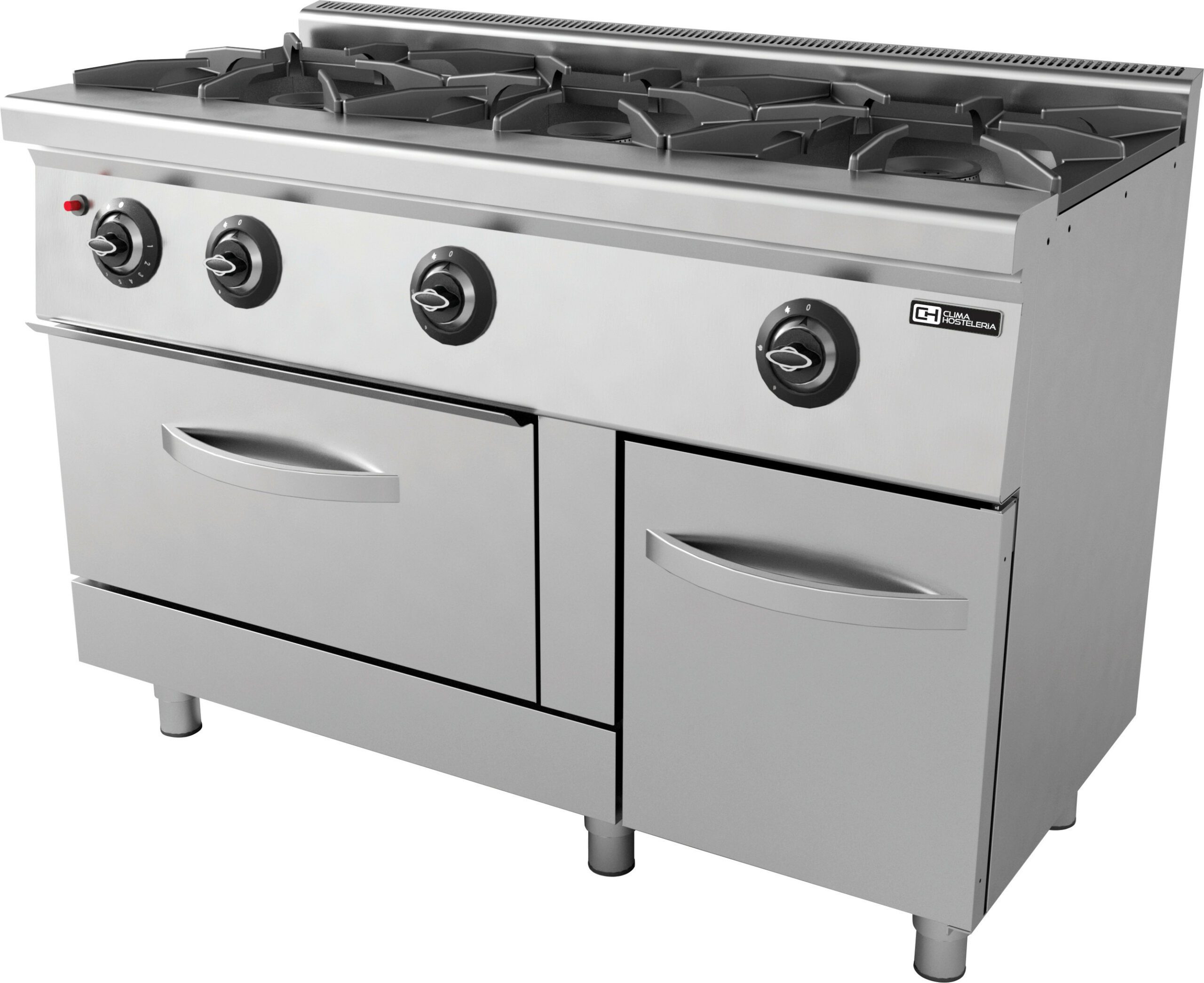 Cocina a gas con horno 3 fuegos Gran Potencia 3x8
